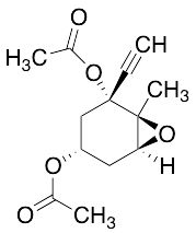 (1S,2R,4S,6S)-2-Ethynyl-1-methyl-7-oxabicyclo[4.1.0]heptane-2,4-diyl Diacetate