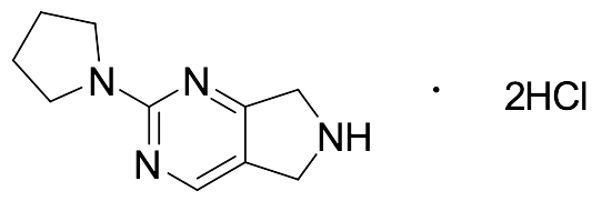 6,7-Dihydro-2-(1-pyrrolidinyl)-5H-pyrrolo[3,4-d]pyrimidine Dihydrochloride;