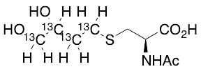 N-Acetyl-S-(3,4-dihydroxybutyl)-L-cysteine-13C4  (Mixture of Diastereomers)