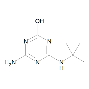 4-Amino-6-[(1,1-dimethylethyl)amino]-1,3,5-triazin-2(1H)-one