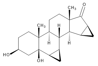 6b,7b,15b,16b-Dimethylene-3b,5b-dihydroxyandrostan-17-one