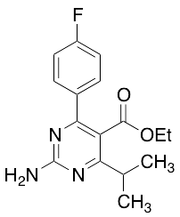 Ethyl 4-(4-Fluorophenyl)-6-isopropyl-2-amino-pyrimidine-5-carboxylate
