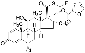 6-Desfluoro-6-Chloro Fluticasone Furoate (>90%)