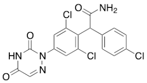 2,6-Dichloro-Alpha-(4-chlorophenyl)-4-(4,5-dihydro-3,5-dioxo-1,2,4-triazin-2(3H)-yl)benzeneacetamide