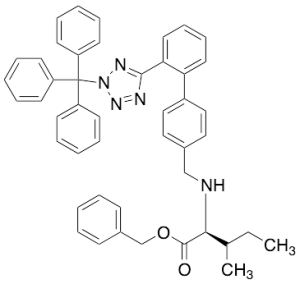 Isoleucine O-Benzyl N-Trityl Des-pentanal Valsartan