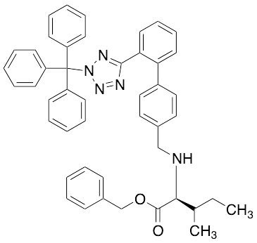 Isoleucine O-Benzyl N-Trityl Des-pentanal Valsartan