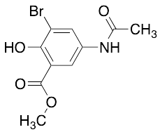 3-Bromo 5-Acetamido-salicylic Acid Methyl Ester