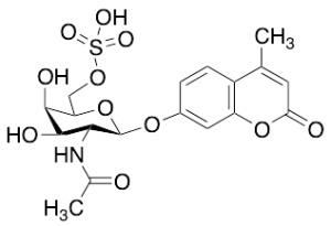 4-Methylumbelliferyl 2-Acetamido-2-deoxy-b-D-galactopyranoside 6-Sulfate
