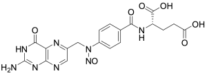 (4-(((2-Amino-4-oxo-3,4-dihydropteridin-6-yl)methyl)(nitroso)amino)benzoyl)-L-glutamic Acid