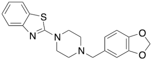 2-[1-(4-Piperonyl)piperazinyl]benzothiazole