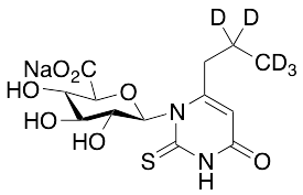 Propylthiouracil-d5 N-Beta-D-Glucuronide Sodium Salt