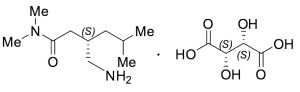 (S)-3-(Aminomethyl)-N,N-dimethyl-5-methyl Hexanamide D-(-)-Tartrate