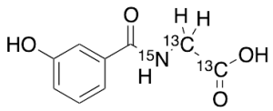 m-Hydroxyhippuric Acid-13C2, 15N