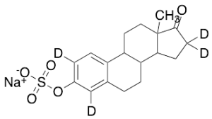 Sodium Estrone-2,4,16,16-d4 Sulfate (Stabilized with TRIS, 50% w/w)