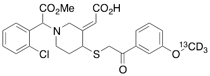 trans-Clopidogrel-MP-13C,d3 Derivative (Mixture of Diastereomers, >80%)