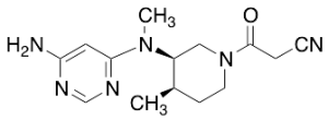 (3R,4R)-3-[(6-Amino-4-pyrimidinyl)methylamino]-4-methyl-Beta-oxo-1-piperidinepropanenitrile