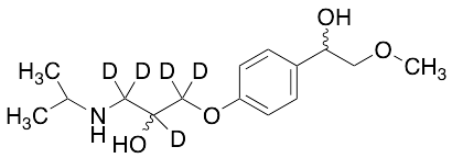 Alpha-Hydroxy Metoprolol-d5 (Mixture of Diastereomers)