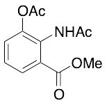 2-Acetamido-3-acetoxybenzoic Acid Methyl Ester
