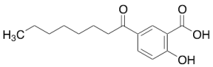 2-Hydroxy-5-octanoylbenzoic Acid