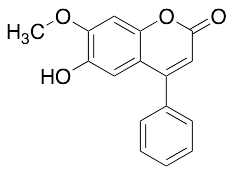 6-Hydroxy-7-methoxy-4-phenylcoumarin