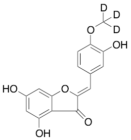 4,6-Dihydroxy-2-[(3-hydroxy-4-methoxyphenyl)methylene]-3(2H)-benzofuranone-d3