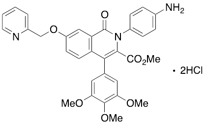 2-(4-Aminophenyl)-1,2-dihydro-1-oxo-7-(2-pyridinylmethoxy)-4-(3,4,5-trimethoxyphenyl)-3-isoquinolinecarboxylic Acid Methyl Ester Dihydrochloride (>90%)