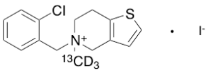 N-Methyl Ticlopidine-13C,D3 Iodide