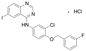 N-[3-Chloro-4-[(3-fluorobenzyl)oxy]phenyl]-6-iodoquinazolin-4-amine Hydrochloride