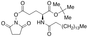 Nepsilon-Palmitoyl-L-glutamic Acid gamma-Succinimidyl-alpha-tert-butyl Ester
