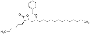 (3R,4R,2'S)-3-Hexyl-4-(2'-benzyloxypentadec-1'-yl) Oxetan-2-one