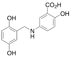 5-(2,5-Dihydroxybenzylamino)-2-hydroxybenzoic Acid