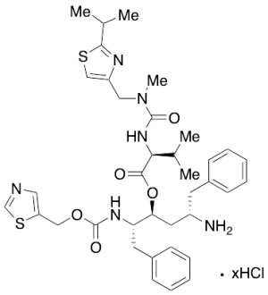 (2S,3S,5S)-5-Amino-1,6-diphenyl-2-([[thiazol-5-ylmethoxy)carbonyl]amino]hexan-3-yl 2-(3-((2-isopropylthiazol-4-yl)methyl)-3-methylureido)-3-methylbutanoate Hydrochloride