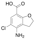 4-Amino-5-chloro-2,3-dihydro-7-benzofurancarboxylic Acid