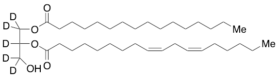 1-Palmitoyl-2-linoleoyl-rac-glycerol-d5