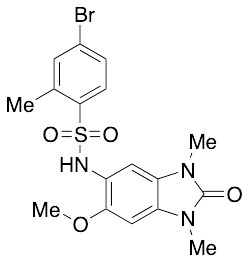 4-Bromo-N-(2,3-dihydro-6-methoxy-1,3-dimethyl-2-oxo-1H-benzimidazol-5-yl)-2-methylbenzenesulfonamide