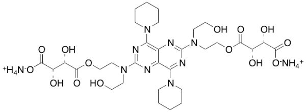Dipyridamole Ditartaric Acid Diester Diammonium Salt (>90%)