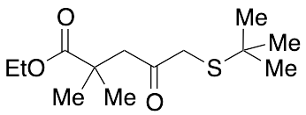 Ethyl 5-tert-Butylthio-2,2-dimethyl-4-oxopentanoate