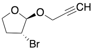 (+/-)-trans-3-Bromotetrahydro-2-(2-propynyloxy)-furan