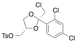 ((2S,4S)-2-(Chloromethyl)-2-(2,4-dichlorophenyl)-1,3-dioxolan-4-yl)methyl 4-Methylbenzenesulfonate