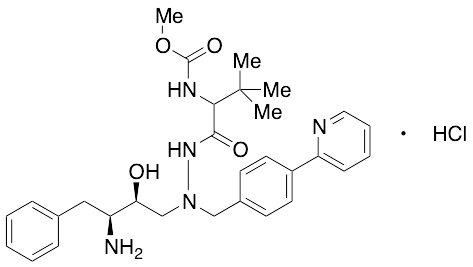 N-(Methoxycarbonyl)-3-methyl-L-valine 2-[(2S,3S)-3-Amino-2-hydroxy-4-phenylbutyl]-2-[[4-(2-pyridinyl)phenyl]methyl]hydrazide Hydrochloride