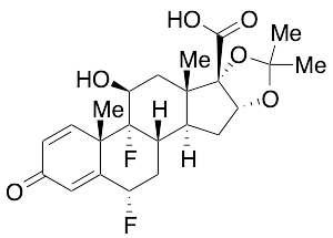 (6a,11b,16a,17a)-6,9-Difluoro-11-hydroxy-16,17-[(1-methylethylidene)bis(oxy)]-3-oxoandrosta-1,4-diene-17-carboxylic Acid