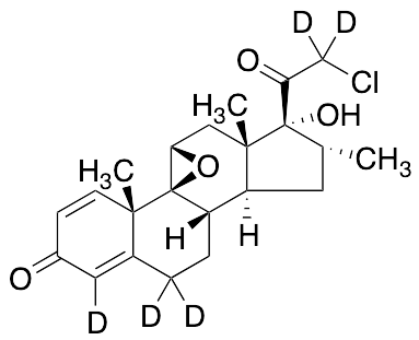 17Alpha-Hydroxy-21-chloro-9Beta,11Beta-epoxy-16Alpha-methylpregna-1,4-diene-3,20-dione-d5
