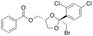 cis-[2-Bromomethyl-2-(2,4-dichlorophenyl)-1,3-dioxolan-4-yl]methyl Benzoate