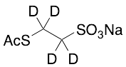 2-Acetylthioethanesulfonic Acid-d4 Sodium Salt