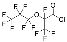 Perfluoro(2-methyl-3-oxahexanoyl) Chloride