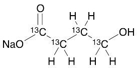 4-Hydroxybutyric Acid-13C4 Sodium Salt