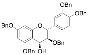 (2R,3S,4S)-2-[3,4-Bis(phenylmethoxy)phenyl]-3,4-dihydro-3,5,7-tris(phenylmethoxy)-2H-1-benzopyran-4-ol