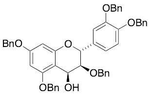 (2R,3S,4S)-2-[3,4-Bis(phenylmethoxy)phenyl]-3,4-dihydro-3,5,7-tris(phenylmethoxy)-2H-1-benzopyran-4-ol