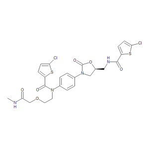 4'-Desmorpholino 4'-[N-(5-chloro-2-carboxy-thienyl)N-(5-Carboxy-3-oxa-pentyl)]amino Rivaroxaban