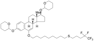 (17Beta)-3,17-Bis-O-[(tetrahydro-2H-pyran-2-yl)-6-O-[9-[(4,4,5,5,5-Pentafluoropentyl)sulfenyl]nonyl-estra-1,3,5(10),6(7)-tetraene